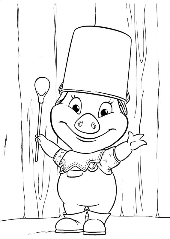 Świnki kolorowanki